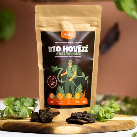 BIO hovězí sušené maso s koriandrem